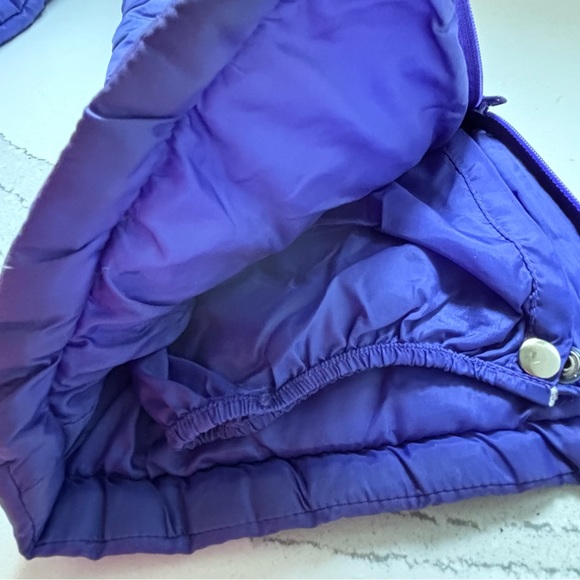 Swiss Alps Girls 12/14 Purple Insulated Overall Snow/Ski Bib - Picture 7 of 9